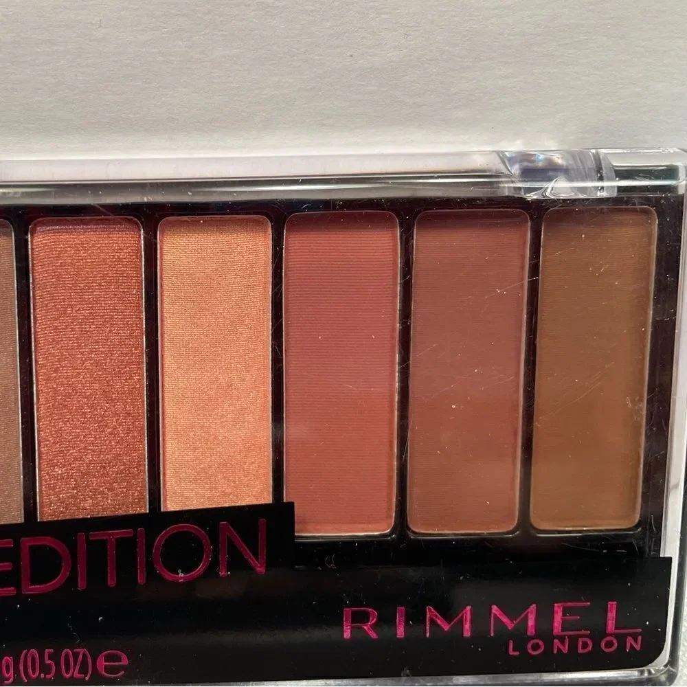 EYESHADOW BUNDLE OF 2 NWT RIMMEL LONDON MAGNIFEYES EYESHADOW PALETTE CRIMSON 007